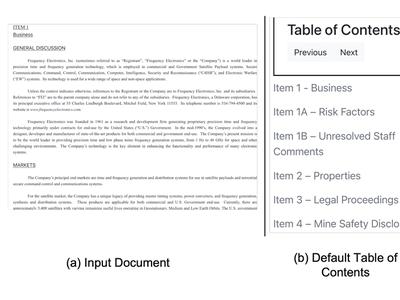 DynamicTOC: Persona-based Table of Contents for Consumption of Long Documents